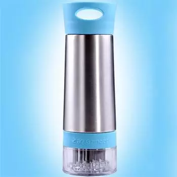 Вкус Аква Зингер Инфузер Ароматизированная Вода Свежие Фрукты От Zing Anything Бутылка синий