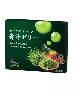 Вкусное зеленое желе с соком x 20 [Yazuya Official] (15г штук)