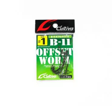 Владелец B-11 Червячный крючок со смещением, размер 1 (0012)