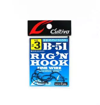 Владелец B-51 Червячный крючок для тонкой проволоки, размер 3 (1088)