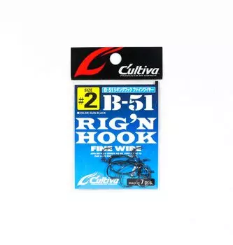 Владелец B-51 Червячный крючок для тонкой проволоки, размер 2 (0395)