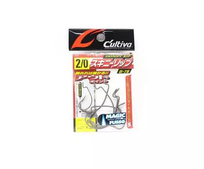 Владелец B-78 Червячный крючок Skinny Rip Slim Hook Размер 2/0 (0312)