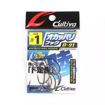 Владелец B-91 Червячный крючок Okapari, размер 1 (1149)