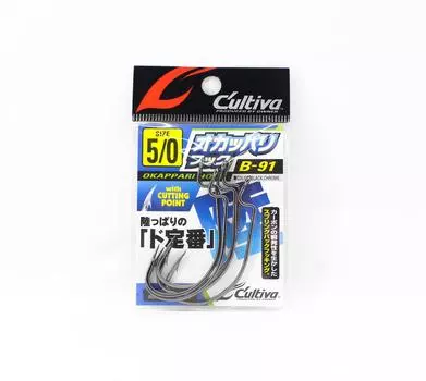 Владелец B-91 Червячный крючок Okapari, размер режущей части 5/0 (1217)
