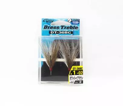 Владелец DT-36 BC Платье Тройной крючок Размер 1 Белый Коричневый (8086)