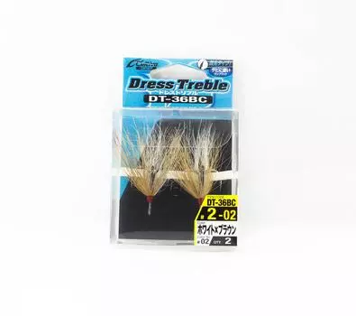 Владелец DT-36 BC Платье Тройной крючок Размер 2 Белый Коричневый (8079)