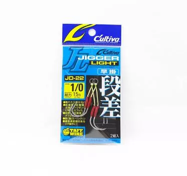 Владелец JD-22 Джиггер Лайт Двойные Вспомогательные Крючки Размер 1/0 (8856)