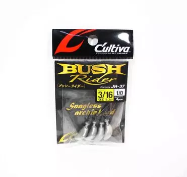 Владелец JH-37 Джиг-головка Буш Райдер, 3/16 унции, размер 1/0 (1033)