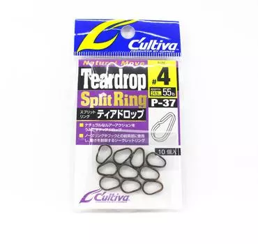 Владелец P-37 Разъемное кольцо Tear Drop, 55 фунтов, размер 4 (8037)