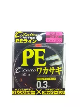 ВЛАДЕЛЕЦ PE Линия Zyte Smelt ZA-92 50м Нет. 0.3 Оранжевый 66092