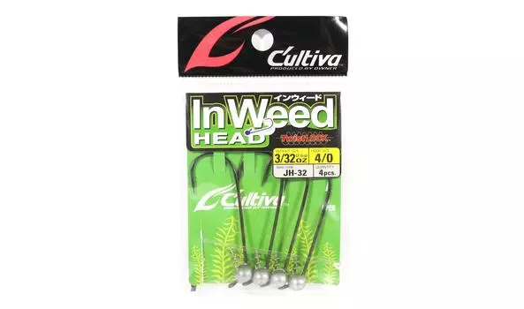 Владелец продажи Джиг-головка JH-32 с поворотным замком для защиты от сорняков, 3/32 унции, размер 4/0 (9617)