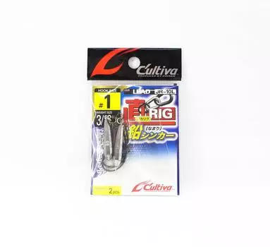 Владелец продажи JR-10L Крючок-червь с грузилом Jika Rig, 3/16 унции, размер 1 (5633)