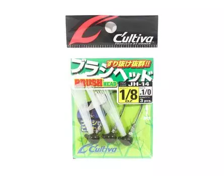 Владелец распродажи JH-14 Насадка-щетка с джиг-головкой без сорняков, 1/8 унции, размер 1/0 (3977)