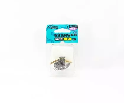 Владелец ST-36 BC Тройной крючок, черный, размер 2 (8546)