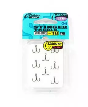 Владелец STBL-36 BC Тройной крючок, черный, размер 18 (9186)