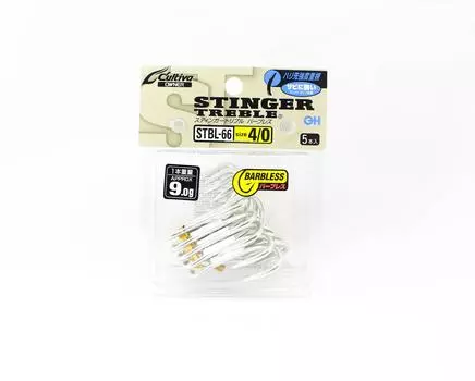 Владелец STBL-66 TN 4X Тройной крючок без бородки для тяжелых условий эксплуатации, размер 4/0 (9468)