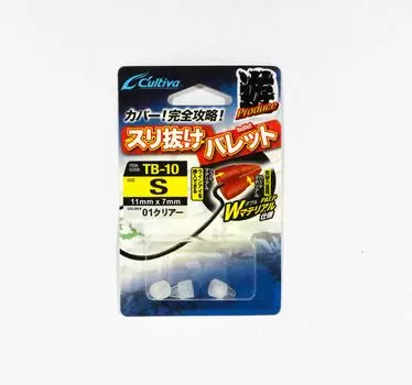 Владелец TB-10 Медильник с пулевидной головкой Thru Soft, размер S 11 x 7 мм, прозрачный (6494)