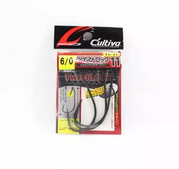 Владелец TL-11 Шарнирный червячный крючок с поворотным замком, размер 6/0 (4399)