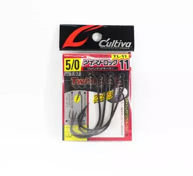 Владелец TL-11 Шарнирный червячный крючок с поворотным замком, размер 5/0 (4382)