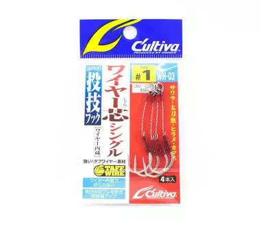 Владелец WH-03 Nagewaza Проволочный сердечник Вспомогательный крючок Одинарный размер 1 (4482)