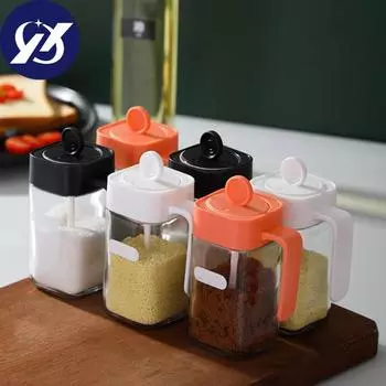 Влагонепроницаемая бытовая бутылка для хранения перца, бутылка для приправ, ящик для соли, кухонный ящик белый