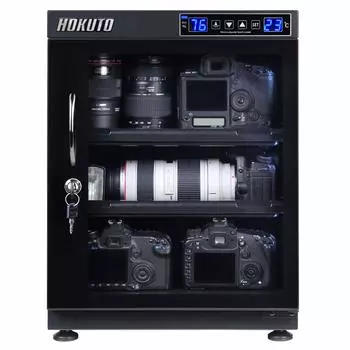 Влагонепроницаемый контейнер HOKUTO серии HB емкостью 68 л полностью автоматическое осушение сенсорное хранение/сушка HB-68EM (68L Экран/LED)