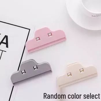 Влагонепроницаемый кухонный зажим для запечатывания пакетов для хранения продуктов с сильными приправами Food Bag Sealing Clip - Mixed Colors [1 pack]