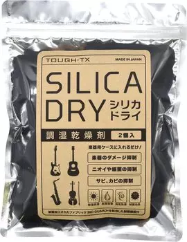 Влагопоглотитель для музыкальных инструментов и футляров для оборудования SILICA DRY, произведено в Японии. Антибактериальная обработка, упаковка 60 г x 2 TOUGH-TX (БИО