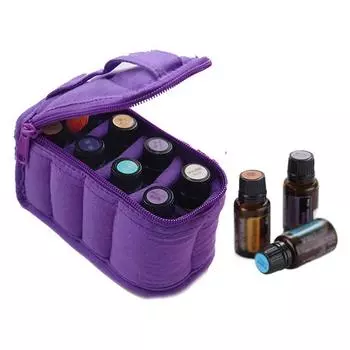 Влагостойкая хлопковая сумка для хранения маникюрных лаков, ударопрочный органайзер для косметики, коробка для дома чёрный