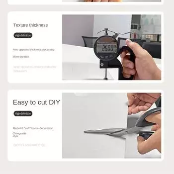 Влагостойкая имитация керамической плитки Наклейки на пол Наклейка на стену Обои Самоклеящиеся 3D настенные украшения Ванная комната Спальня