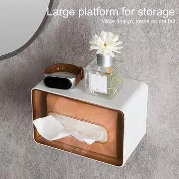 Влагостойкий, без проколов, отличный, без проколов, универсальный держатель для туалетной бумаги, коробка для туалетной бумаги D