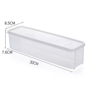 Влагостойкий бытовой полупрозрачный ящик для хранения лапши, спагетти, пищевой контейнер с крышкой, ящик для хранения свежести, кухонное хранение CHINA