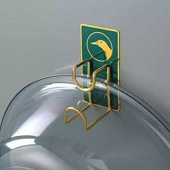 Влагостойкий держатель для умывальника Бесследный клей Экономия места Многоцелевой белый