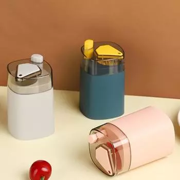 Влагостойкий пластиковый полезный пыленепроницаемый портативный ящик для хранения зубочисток держатель для зубочисток серый