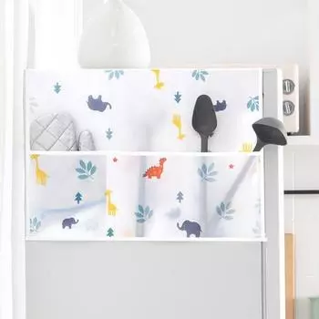 Влагостойкий пылезащитный чехол для холодильника, складной PEVA, удобная практичная ткань для холодильника для дома 5