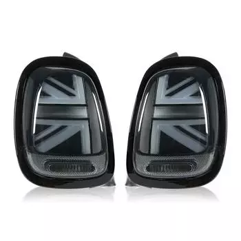 VLAND Full LED для JCW Union Jack Задние фонари Дымчатые линзы с последовательным указателем поворота Подходит для F55