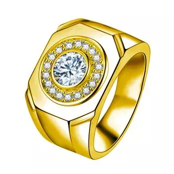 Властное и гладкое кольцо дисковых часов 10