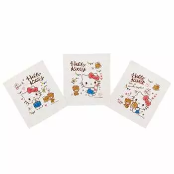 Влажное полотенце для фигурного катания 3P Kitty Snack Time Sanrio OAC1T