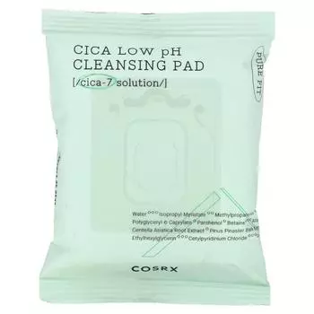 Влажные салфетки Cosrx Cica Low pH 30 шт. 2,87 жидких унций 85 мл