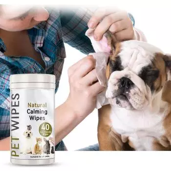 Влажные салфетки для чистки домашних животных - влажные салфетки для чистки тряпки Одноразовые нетканые чистящие влажные салфетки Чистящие средства 5 мл