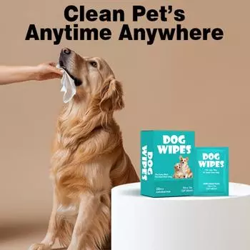 Влажные салфетки для домашних животных, очищающие салфетки для собак, успокаивающие салфетки для домашних животных, 10 шт. 1 мл One Size
