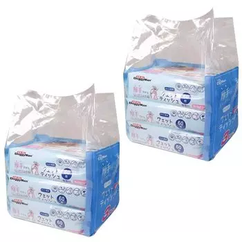 Влажные салфетки Doggyman Pet с увлажняющими ингредиентами Plus, упаковка 3 шт. x 2