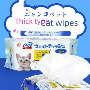 «Влажные салфетки Iris Pet для собак и кошек, 80 шт. — с ароматом золотистого ретривера Тедди» 80 pieces, seal sticker, 18*20cm