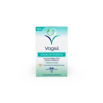Влажные салфетки Vagisil Incontinence Care для интимной гигиены 12 шт.
