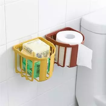 Вместимость Подвесной Удобный Полотенца Ванная Прочная Ткань Крепится Вентилируемый Туалет 11*14*13.5cm жёлтый