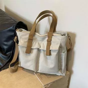 Вместительная, легкая и многофункциональная женская сумка, сумка через плечо, сумка для занятий и репетиторства