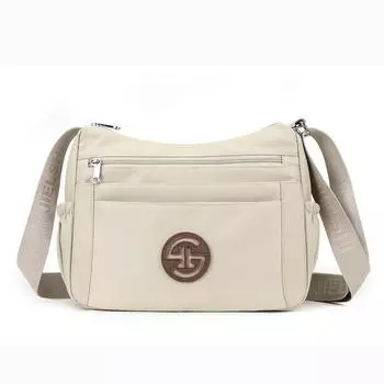 Вместительная многосекционная сумка-пельмень, повседневная универсальная на плечо, сумка-мессенджер, большая сумка, женская сумка, холщовая сумка 28*10*23cm