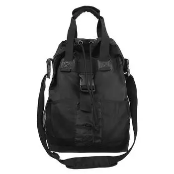 Вместительная нейлоновая водоотталкивающая наплечная сумка для пар, мужская и женская дорожная сумка чёрный