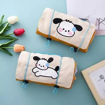 Вместительная складная косметичка для женщин — портативный дорожный органайзер для косметики, туалетных принадлежностей и средств по уходу за кожей со съемными отделениями Sweat Dog