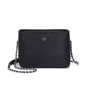 Вместительная сумка на одно плечо, модная цепочка, универсальная сумка через плечо для поездок на работу, практичная водонепроницаемая маленькая квадратная сумка